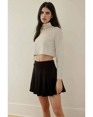 Falten Mini-Shorts