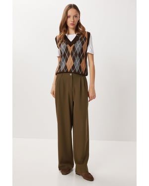 Palazzo-Hosen mit Taschen