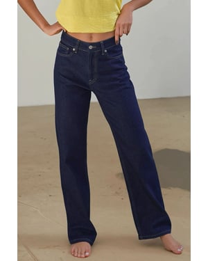 Gerade geschnittene Denim-Jeans