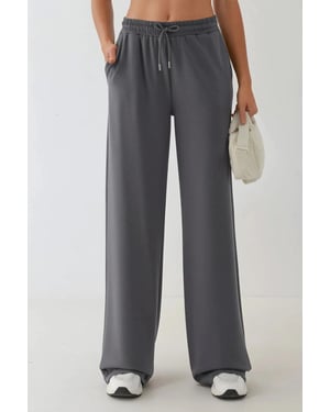 Weiche Modal Touch Weitbeinige Sweatpants