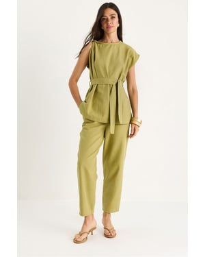 Blusen-Hosen-Set aus zwei Teilen