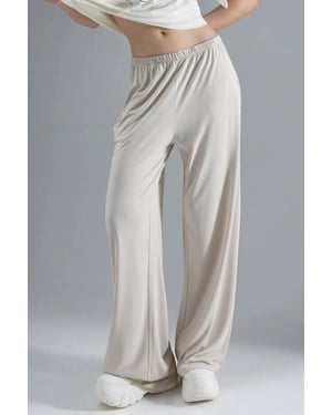 Elastische Taillengerade Modal-Hose