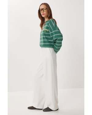 Palazzo-Hosen mit Taschen