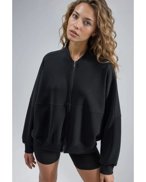 Modal-Jacke mit Reißverschluss