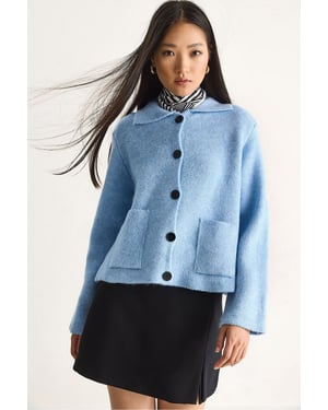 Strick-Cardigan mit Taschen