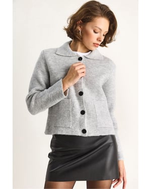 Strickcardigan mit Taschen