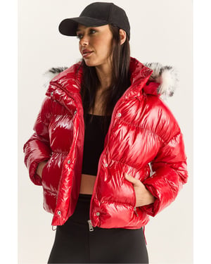 Kapuze Daunenjacke