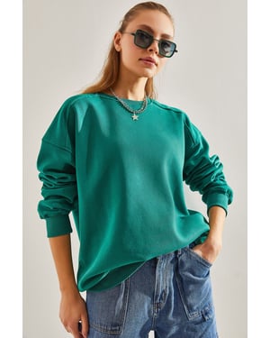 Übergrößen Rundhals Strickpullover