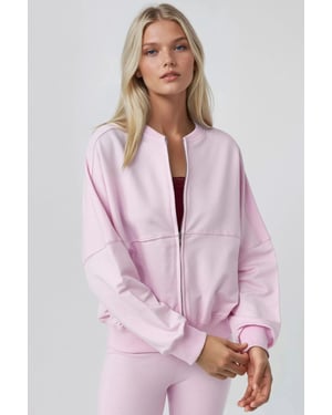 Entspanntes Fit Full-Zip Sweatshirt