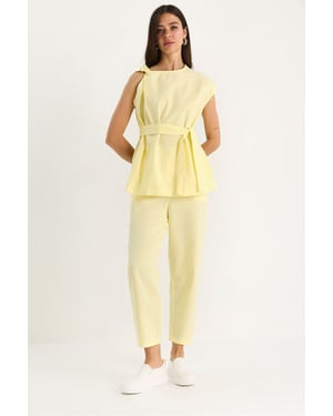 Blusen-Hosen Zweiteiliges Set