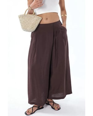 Modal Touch Weite Palazzo-Hose