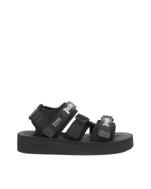 Palm Angels x Suicoke Kise Logo Sandalen - Schwarz