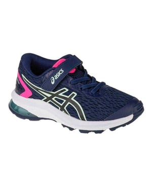 Asics - Sneaker für Kinder, Klettverschluss (Dunkles Marineblau)