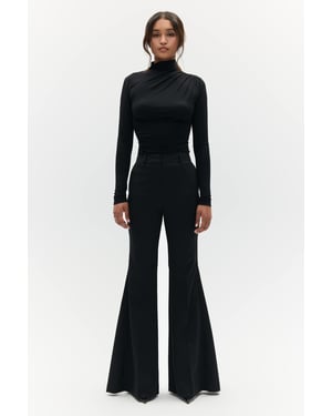 BENU Damen Schwarze Schlag Anzughose