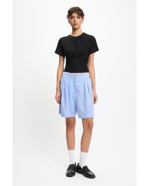 BENU Blaue Leinen-Shorts