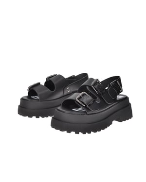 Buffalo Pluto Ari Sandalen - Schwarz