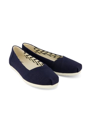 TOMS Alpargata Ballet Canvas Damen Navy Espadrilles
