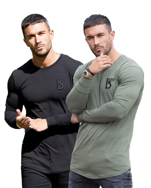 Ehre verpflichtet | 2er-Pack Herren Langarm-T-Shirt