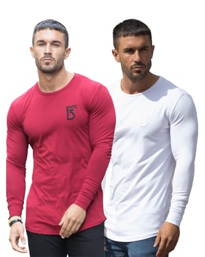 Bound By Honour | 2er Pack Herren Langarm-T-Shirt
