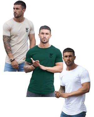 Ehre verpflichtet | 3er-Pack Herren Kurzarm-T-Shirt