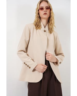 Übergroßer Schalkragen-Blazer