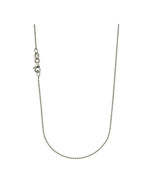 Zeeme Basic Collier 925/- Sterling Silber rhodiniert 45cm