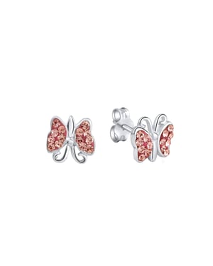 Zeeme for Kids Ohrringe 925 Sterling Silber Schmetterling