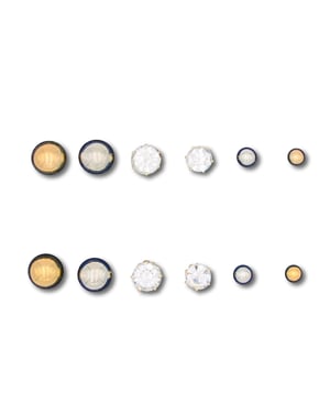 Steuer Modeschmuck Ohrstecker-Set Ohrstecker-Set 6 Paare