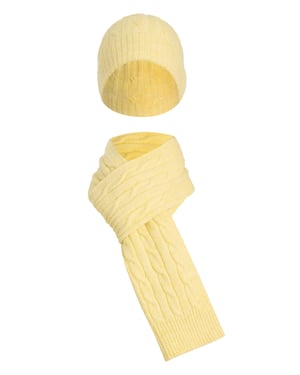Set Aus Schal Und Mütze Set Aus Schal Und Mütze