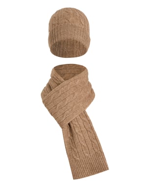 Set Aus Schal Und Mütze Set Aus Schal Und Mütze