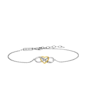 Julie Julsen Armband 925/- Sterling Silber rhodiniert/vergoldet  8 Zirkonia