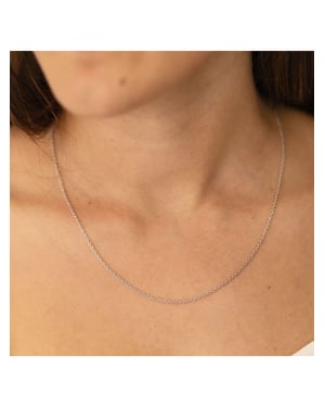 Zeeme Basic Halskette 925 Sterling Silber 45cm lang