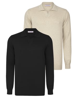 Pullover Pullover Mit Polo-Kragen 2Er-Pack