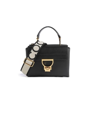 Arlettis Signature Handtasche aus genarbtem Leder