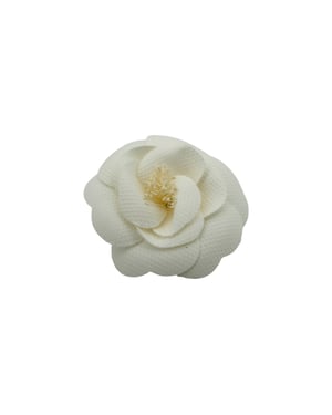 Chanel Stoffbrosche Kamelie
