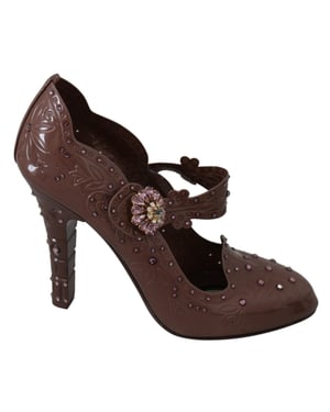 Dolce Gabbana Florale Mary Jane Pumps