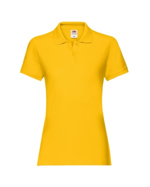 Fruit of the Loom - "Premium" Poloshirt für Damen (Sonnenblume)