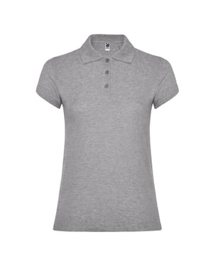 Roly - "Star" Poloshirt für Damen (Grau meliert)