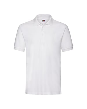 Fruit of the Loom - "Premium" Poloshirt für Herren (Weiß)
