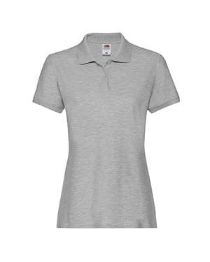 Fruit of the Loom - "Premium" Poloshirt für Damen (Sportliches Heather)