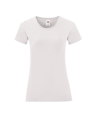 Fruit of the Loom - "Iconic 150" T-Shirt für Damen (Weiß)
