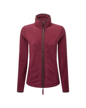Premier - "Artisan" Fleecejacke für Damen (Burgunderrot/Braun)