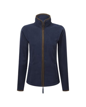 Premier - "Artisan" Fleecejacke für Damen (Marineblau/Braun)