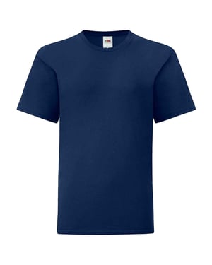 Fruit of the Loom - "Iconic" T-Shirt für Kinder (Marineblau)