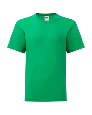 Fruit of the Loom - "Iconic" T-Shirt für Kinder (Irisches Grün)