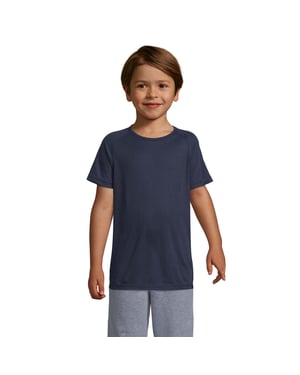 SOLS - "Sporty" T-Shirt für Kinder Raglanärmel (Dunkelblau)
