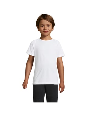 SOLS - "Sporty" T-Shirt für Kinder Raglanärmel (Weiß)