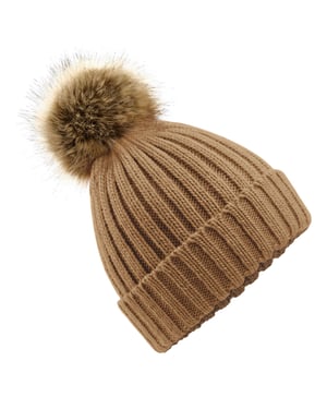 Beechfield - Mütze Bommel (Keks)