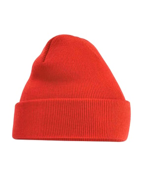 Beechfield - "Original" Mütze Mit Bündchen für Herren/Damen Unisex (Feuerrot)