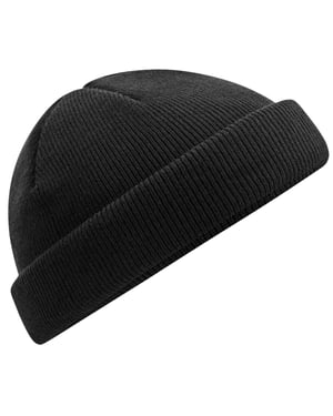 Beechfield - "Fisherman" Mütze recyceltes Material (Schwarz)